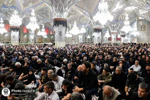 مراسم روز شهادت امام رضا علیه&zwnj;السلام در رواق امام خمینی (ره)