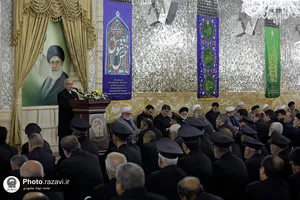 مراسم اعطای احکام خدام حرم مطهر رضوی