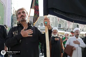 عزاداری عاشورای حسینی در حرم مطهر رضوی