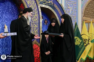 بزرگداشت سومین سالگرد شهادت سردار سلیمانی در حرم مطهر رضوی - 2