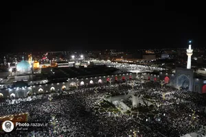 مراسم احیا شب بیست و سوم ماه مبارک رمضان در حرم مطهر رضوی - 1