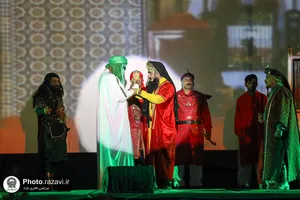 حضور تولیت آستان قدس رضوی در نمایش آیینی آسمان هشتم