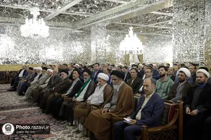 نکوداشت مقام معلم در حرم مطهر رضوی