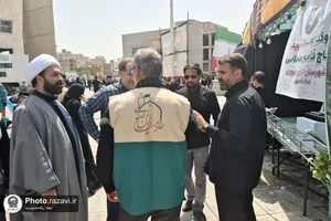 بازدید رئیس مرکز خادمیاری بنیاد کرامت رضوی از مواکب دهه آخر صفر
