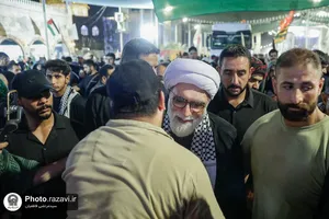 حضور تولیت آستان قدس رضوی در پیاده روی اربعین حسینی