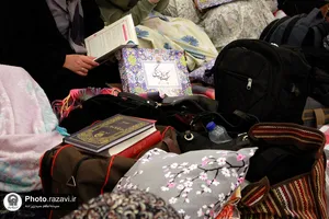 اعتکاف رجبیه خواهران در حرم مطهر رضوی