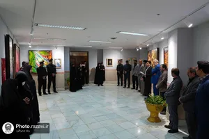 نمایشگاه نقاشی&zwnj;خط &laquo;غزه در خون&raquo;