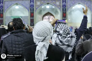 مراسم احیا شب بیست و یکم ماه مبارک رمضان در حرم مطهر رضوی-1