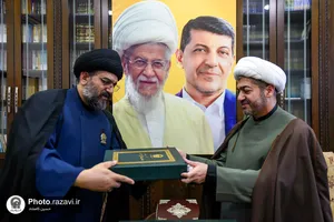 حضور خدام حرم مطهر رضوی در مجتمع حضرت فاطمه زهرا (س) لبنان