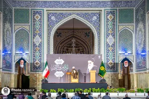 مراسم شب ارتحال امام خمینی(ره) در حرم مطهر رضوی