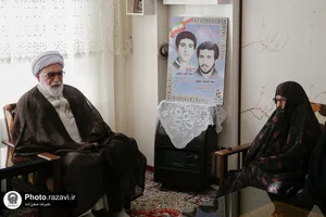 دیدار تولیت آستان قدس رضوی با خانواده شهدا