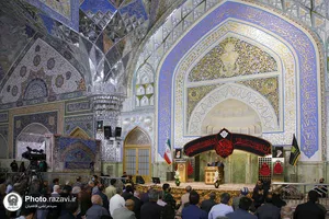 مراسم عزاداری شهادت امام عسکری در حرم مطهر رضوی