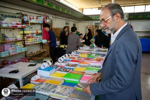 توزیع بسته&zwnj;های آموزشی مهد الرضا(ع)