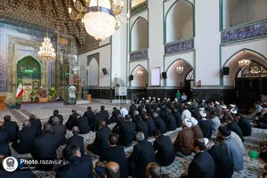 بزرگداشت آیت الله محفوظی در حرم مطهر رضوی
