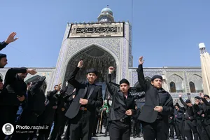 عزاداری شهادت امام رضا علیه السلام در حرم مطهر رضوی
