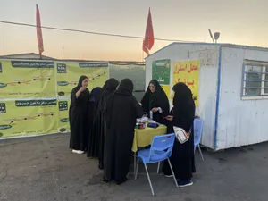 موکب جاماندگان کربلا؛ ایستگاه خدمت خادمیاران&zwnj; رضوی در مسیر عشق/گزارش تصویری