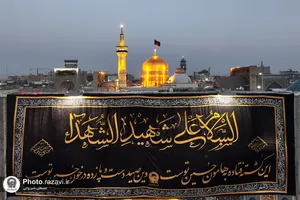 شکوه عزای حسینی در حرم مطهر رضوی
