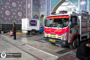 خدمت&zwnj;رسانی به زائران بارگاه منور رضوی در شبهای قدر