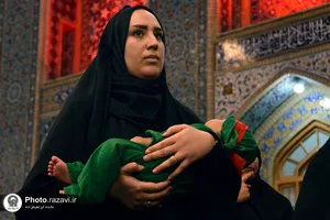 همایش "شیرخوارگان حسینی" در حرم مطهر رضوی-1