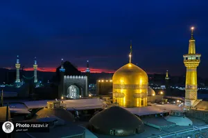 حال و هوای حرم مطهر رضوی در شب میلاد امام جواد علیه السلام
