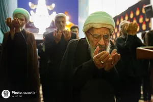 اقامه نماز جماعت مغرب و عشا به امامت آیت&zwnj;الله اشرفی شاهرودی