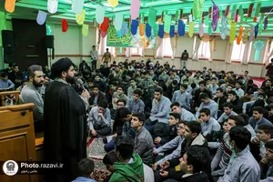 جشن ولادت جوادالائمه در دبیرستان پسرانه امام رضا(علیه&zwnj;السلام)