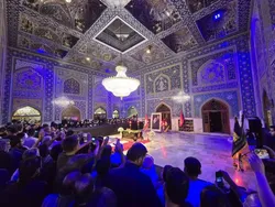 روایتی از اربعین تدفین رهبر شهید در حرم مطهر رضوی و تجدید پیمان امت با شعار «با تو در عهدیم تا صبح ظهور»