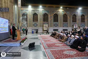 بازگشایی صحن انقلاب حرم مطهر رضوی