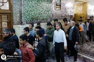 گرامیداشت روز عصای سفید در حرم مطهر رضوی