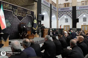 مجلس عزای دهه آخر صفر در حرم مطهر رضوی