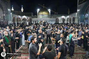 عزاداری هیأت&zwnj;های مذهبی استان سیستان و بلوچستان در حسینیه حرم