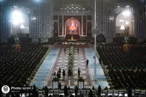آیین خطبه&zwnj;خوانی شب شهادت امام رضا علیه&zwnj;السلام در حرم مطهر رضوی-2