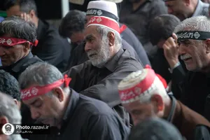 اجتماع عزاداران استان گلستان در حرم مطهر رضوی