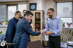 حضور رئیس سازمان علمی و فرهنگی آستان قدس رضوی در دفتر رسانه&zwnj;های استان خراسان رضوی