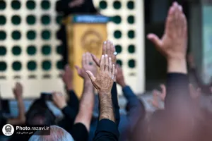 اجتماع عظیم عزاداران امام رضا علیه السلام در حرم مطهر رضوی