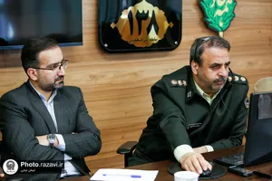 پاسخگویی تلفنی فرمانده یگان حفاظت حرم مطهر رضوی در سامانه ملی 138