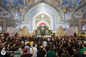 عزاداری دهه دوم محرم در حرم مطهر رضوی