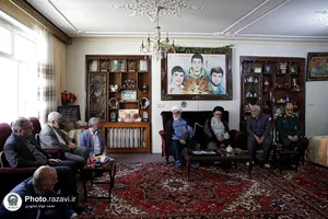 دیدار تولیت آستان قدس رضوی با خانواده شهیدان صبوری