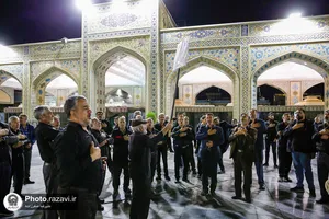 عزاداری هیئت&zwnj;های مذهبی مشهد در شام شهادت حضرت معصومه(س)