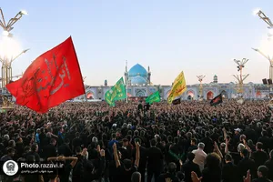 مراسم چهارپایه خوانی شهادت امام رضا علیه&zwnj;السلام