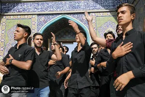 عزاداری روز شهادت امام رضا علیه&zwnj;السلام در حرم مطهر رضوی -1