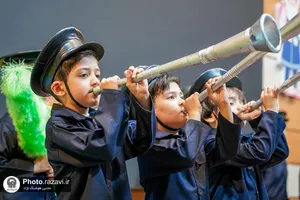 آیین اختتامیه سال تحصیلی نوآموزان پسر پیش دبستانی امام رضا علیه&zwnj;السلام