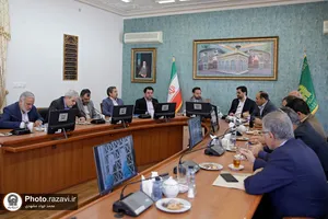 نشست صمیمی قائم مقام تولیت آستان قدس رضوی و شهردار مشهد