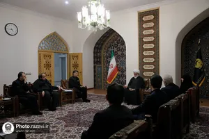 دیدار وزرای امور خارجه و راه و شهرسازی با تولیت آستان قدس رضوی