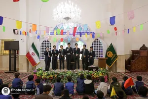 جشن نوجوانان در حرم مطهر رضوی