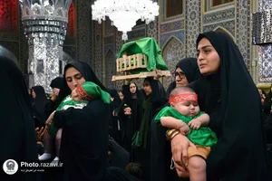 همایش "شیرخوارگان حسینی" در حرم مطهر رضوی-1