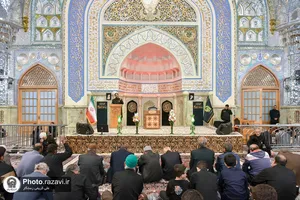 عزاداری روز شهادت امام صادق(علیه&zwnj;السلام) در حرم مطهر رضوی