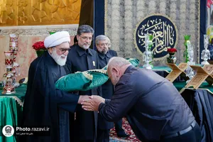 آیین اذن عزای ماه محرم در حرم مطهر رضوی-1