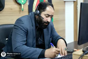حضور رئیس دانشگاه رضوی و معاون خدمات اجتماعی بنیاد کرامت رضوی در سامانه 138