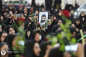 عزاداری زنان نوغان در حرم مطهر رضوی